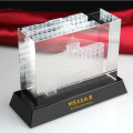 Modèle 3D Laser Architectural Crystal Glass Cube presse-papier